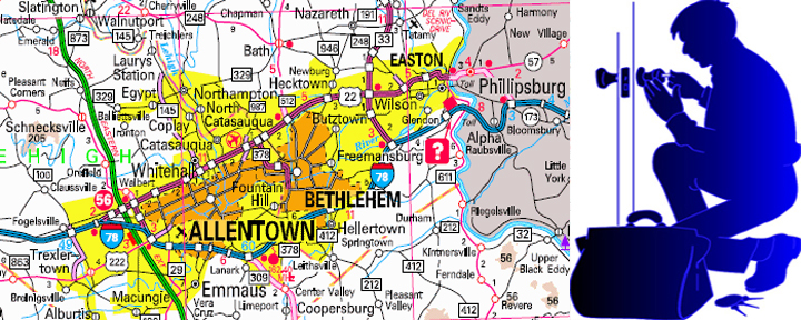 Allentown Zip Codes Map